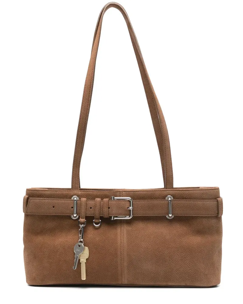 OSOI Brocle Schultertasche - Braun Braun