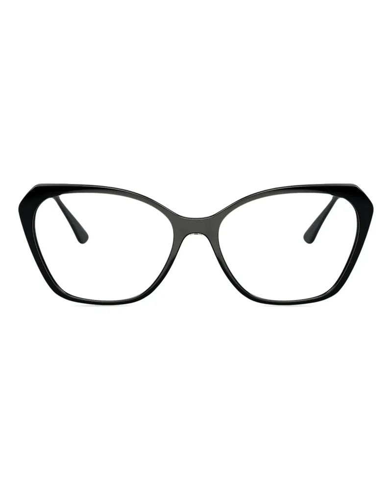 Vogue Brille mit Cat-Eye-Gestell - Schwarz Schwarz