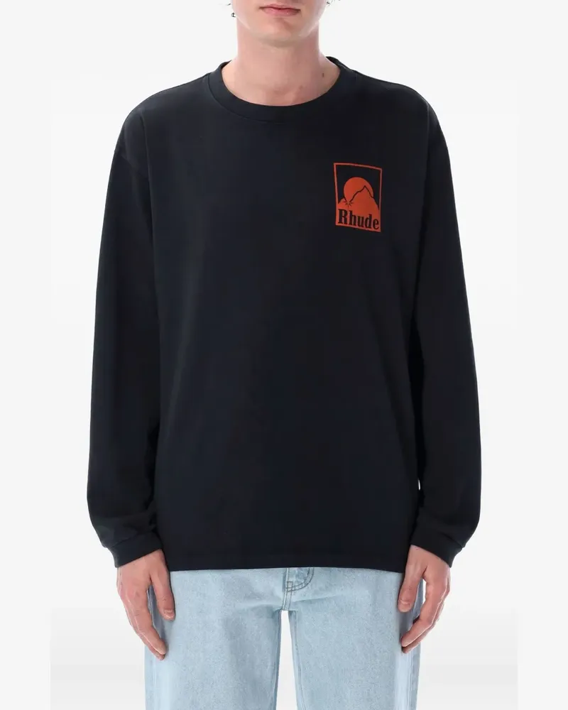 RHUDE Moonlight T-Shirt - Schwarz Schwarz