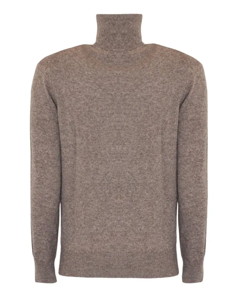 Cruciani Gestrickter Rollkragenpullover - Braun Braun