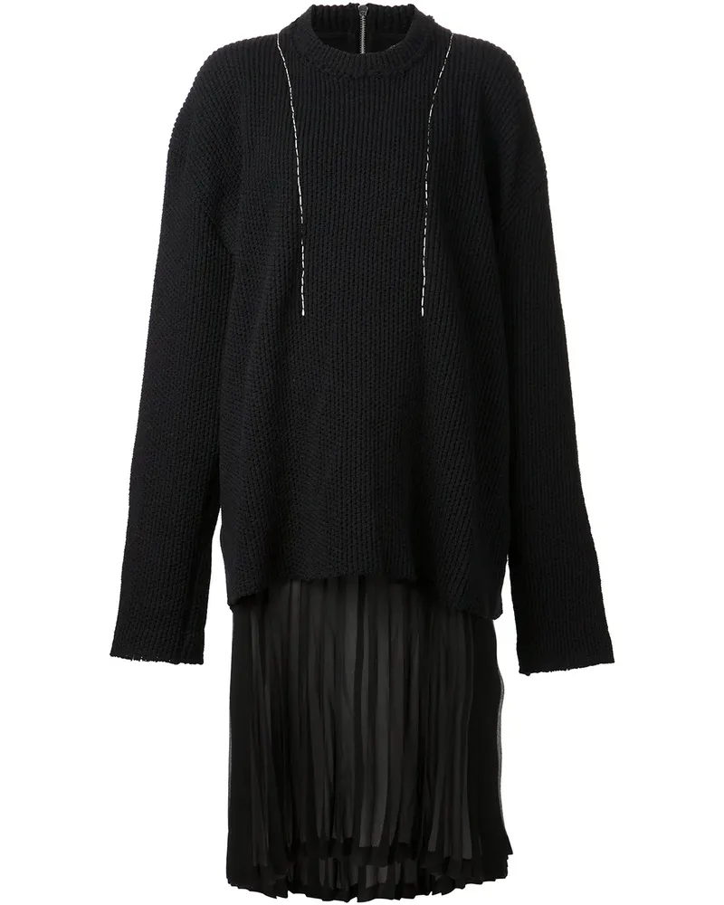 Comme des Garçons sweater dress - Schwarz Schwarz