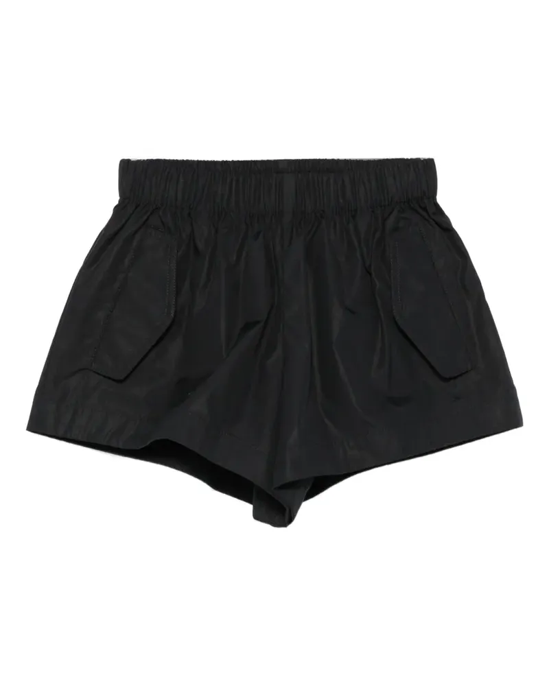 WARDROBE.NYC Shorts mit elastischem Bund - Schwarz Schwarz