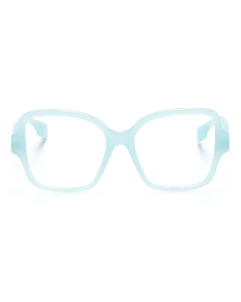 Burberry Sonnenbrille mit Oversized-Gestell - Blau Blau