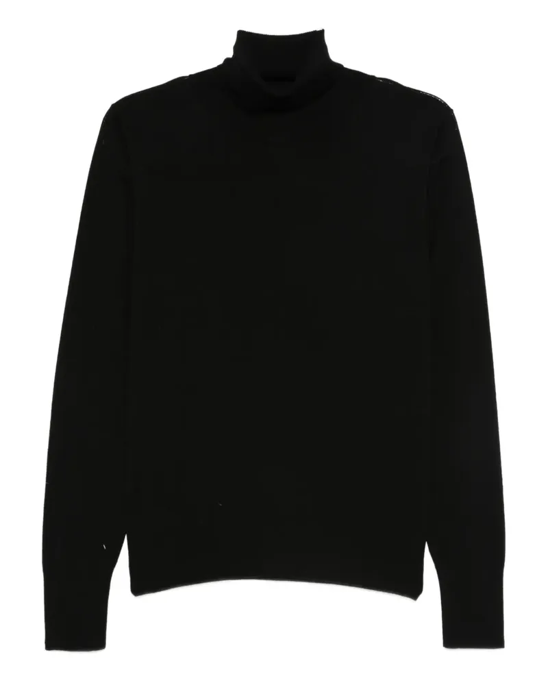 Sapio Langarmshirt mit Rollkragen - Schwarz Schwarz