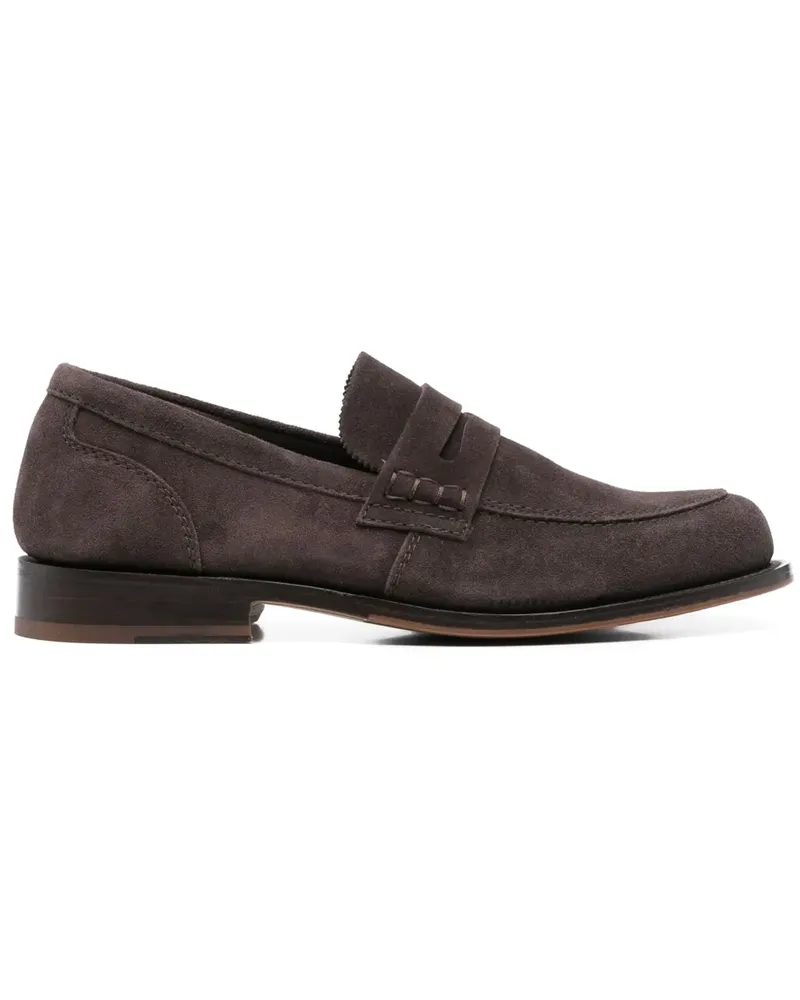 Tricker's Loafer aus Wildleder - Braun Braun