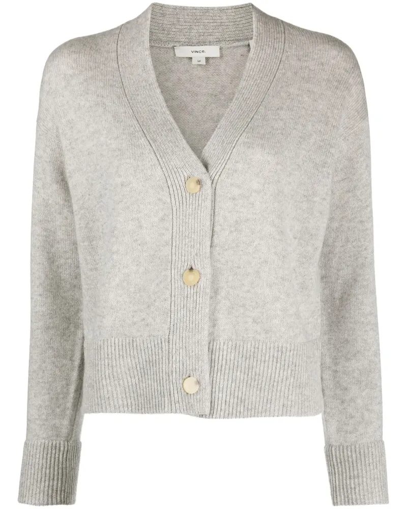 Vince Cardigan mit V-Ausschnitt - Grau Grau