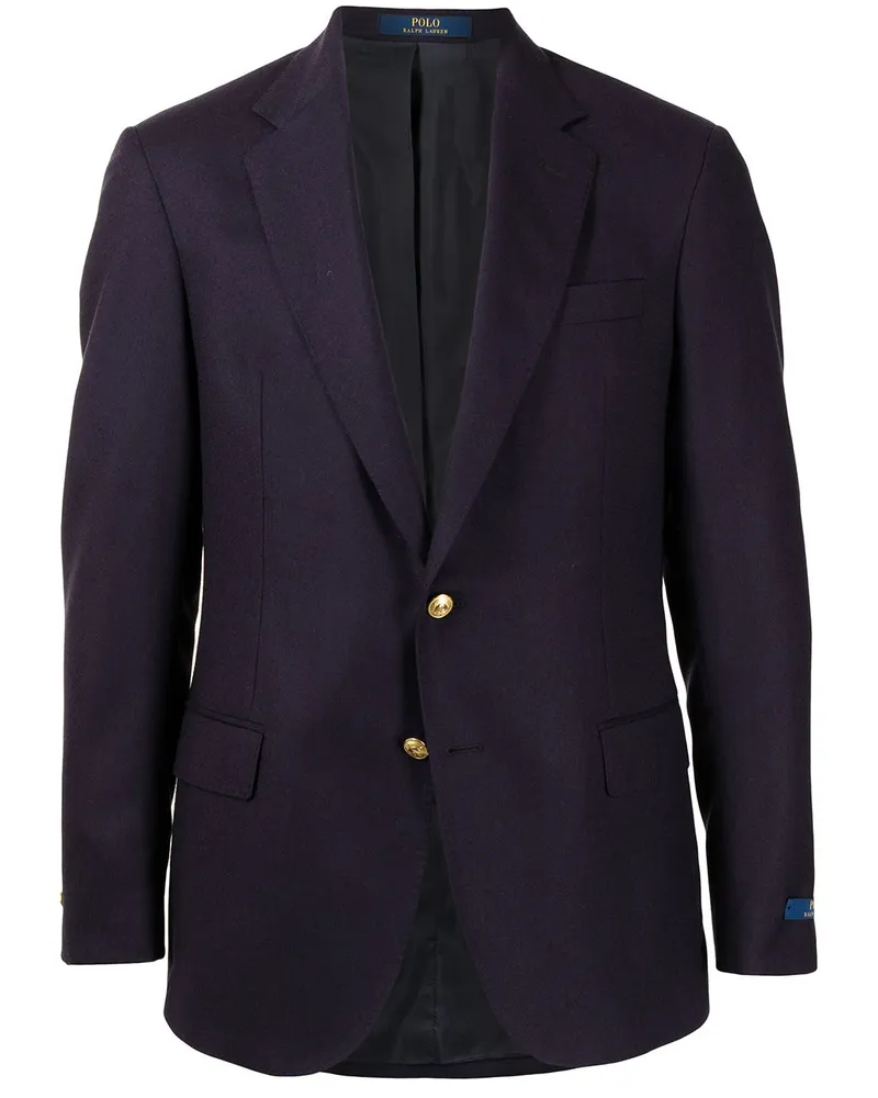 Ralph Lauren Einreihiges Sakko - Blau Blau