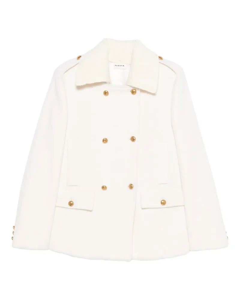 P.A.R.O.S.H. P.A.R.O H. double-breasted wool jacket - Weiß Weiß