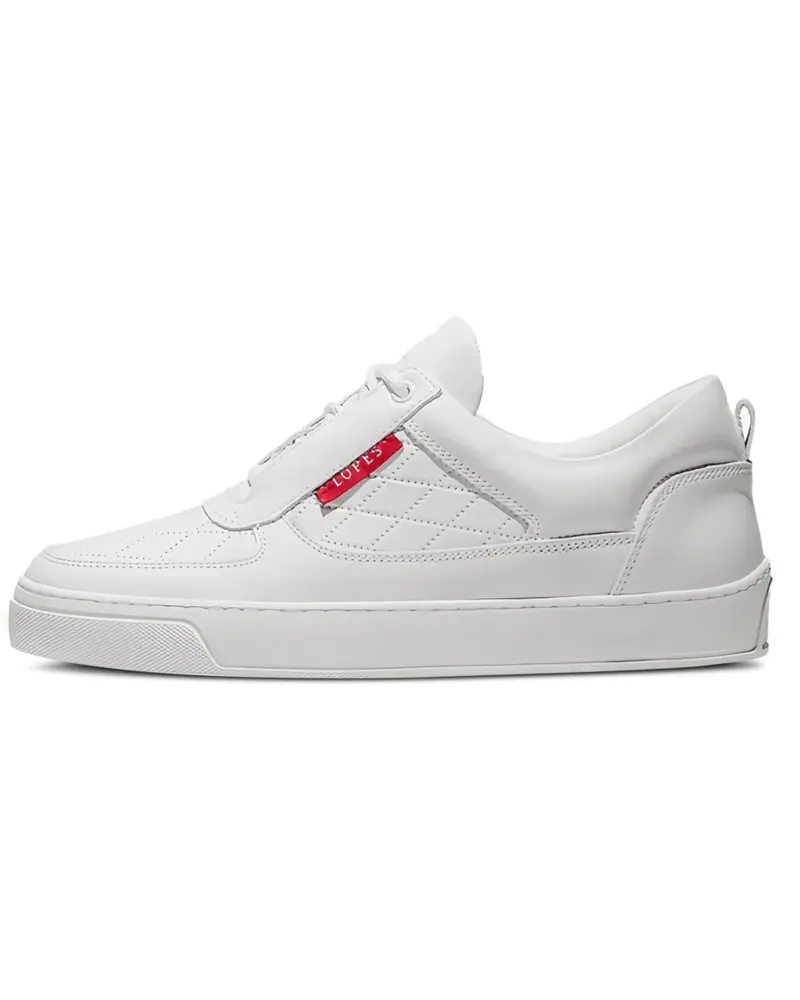 Leandro Lopes Sneakers mit Schnürung - Weiß Weiß