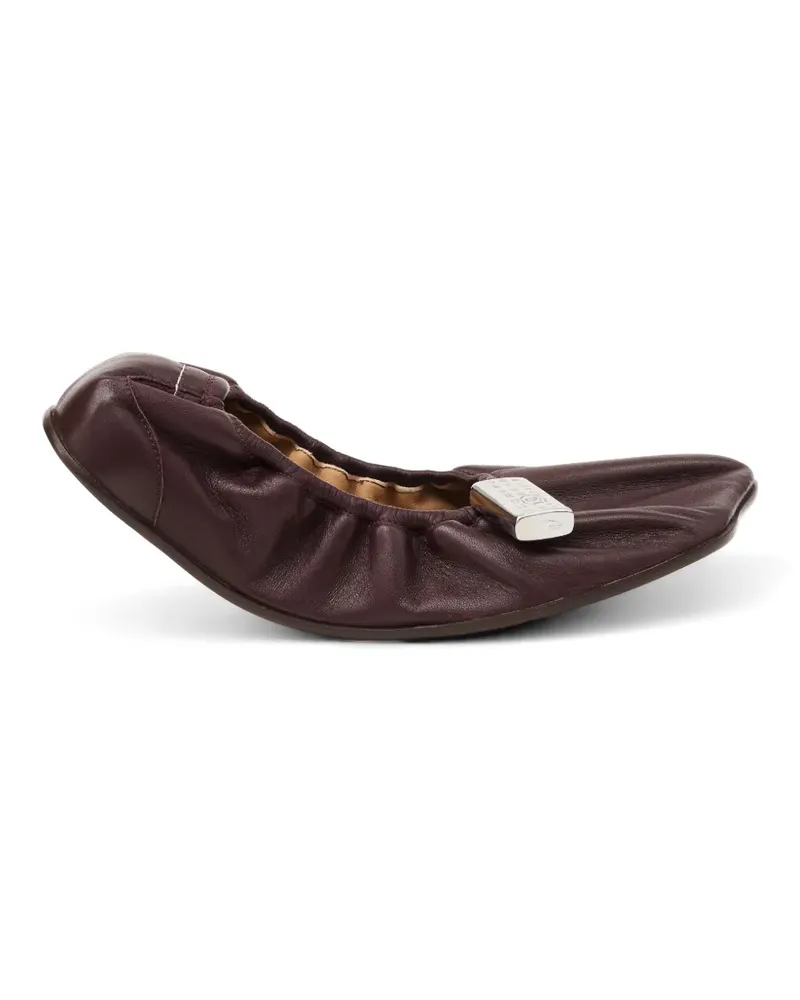 Maison Margiela Anatomic Numeric Ballerinas - Braun Braun