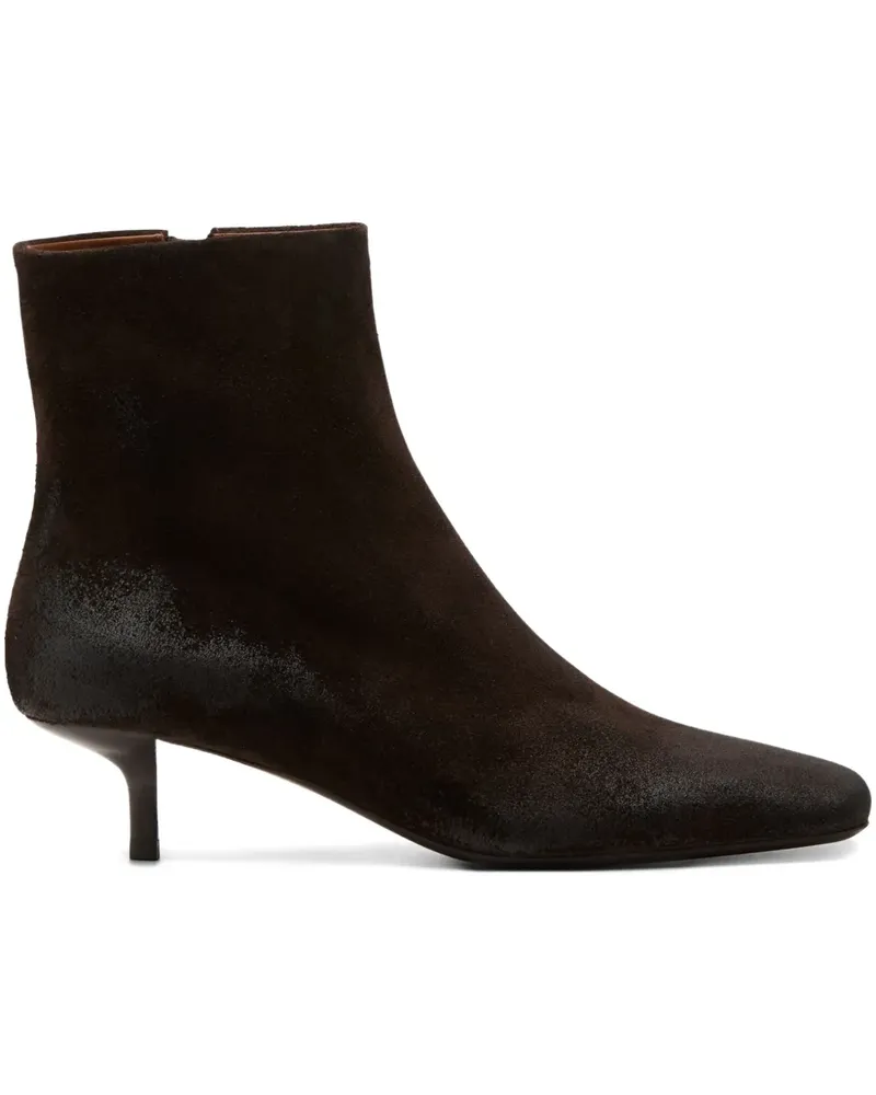 Marsèll Spazzola Kitten-Heel-Stiefel mit eckiger Kappe - Braun Braun