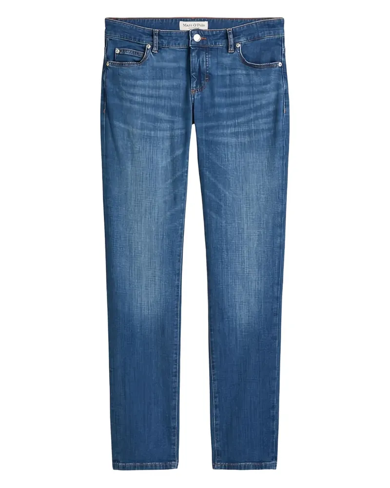 Marc O'Polo Jeans mit Logo-Patch - Blau Blau