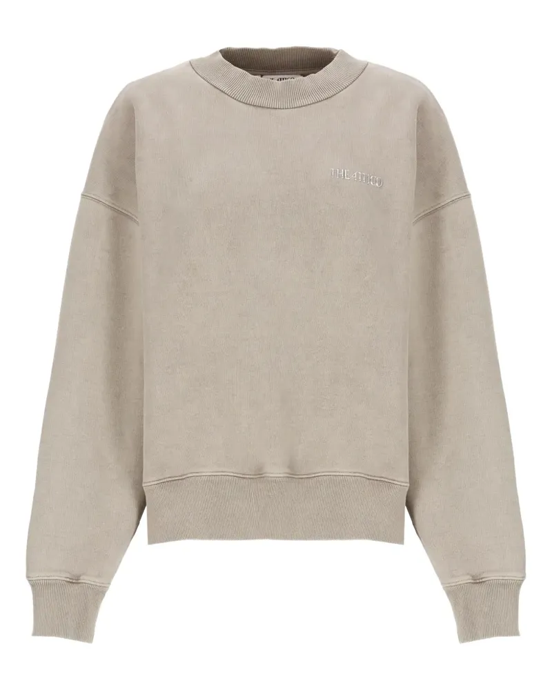ATTICO Sweatshirt mit Logo-Stickerei - Nude Nude