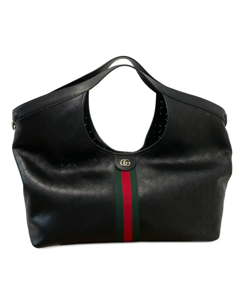 Gucci Großer Giglio Tote Bag - Schwarz Schwarz