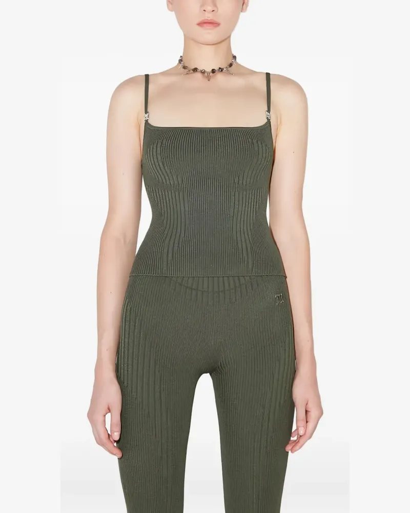 MISBHV ribbed-knit tank top - Grün Grün