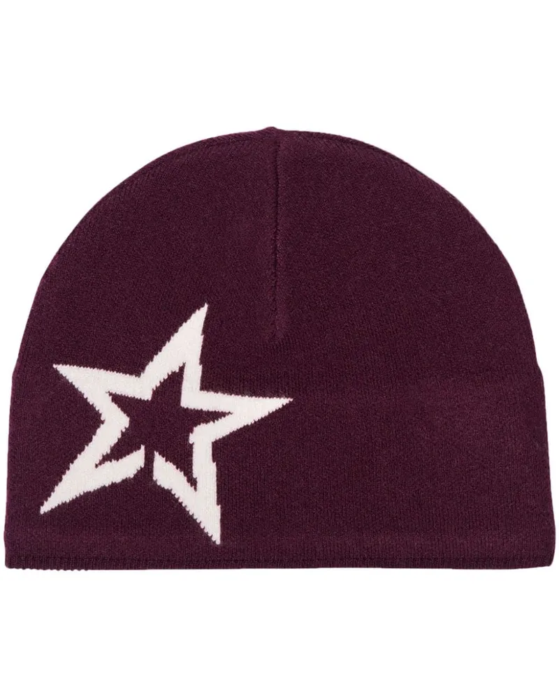 Perfect Moment Beanie mit Stern-Print - Rot Rot
