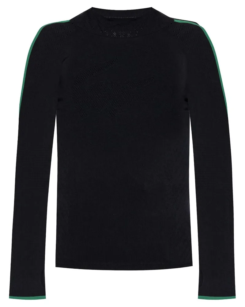 Lacoste Oberteil mit Logo - Schwarz Schwarz