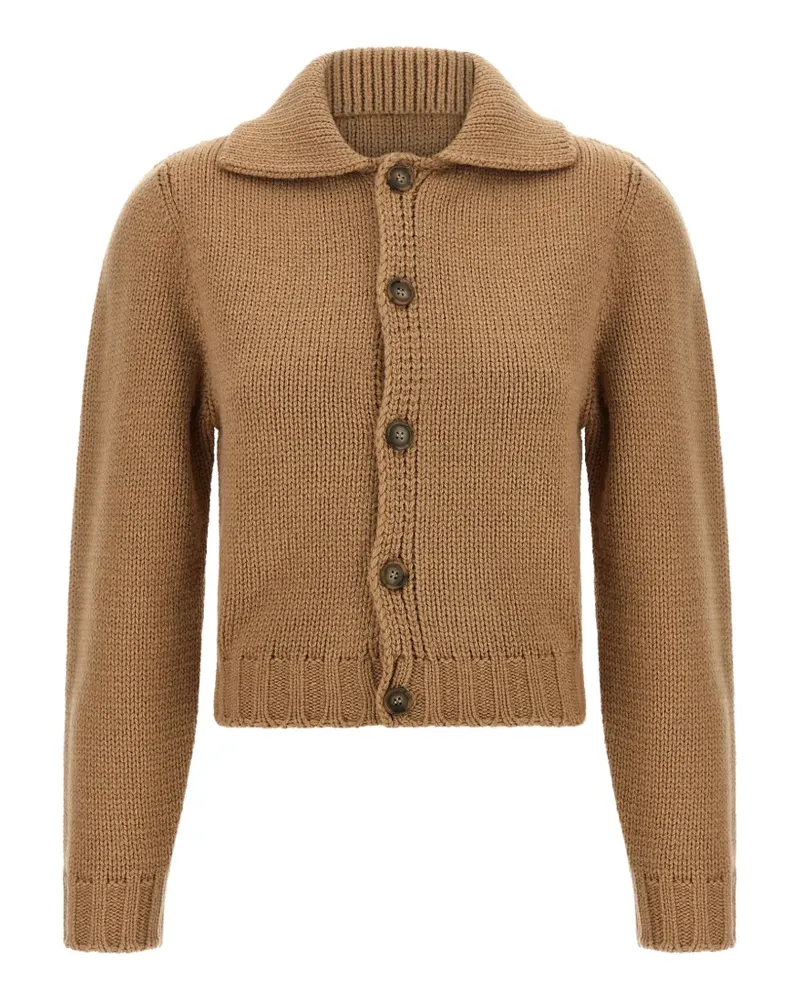 Maison Margiela cropped cardigan - Nude Nude