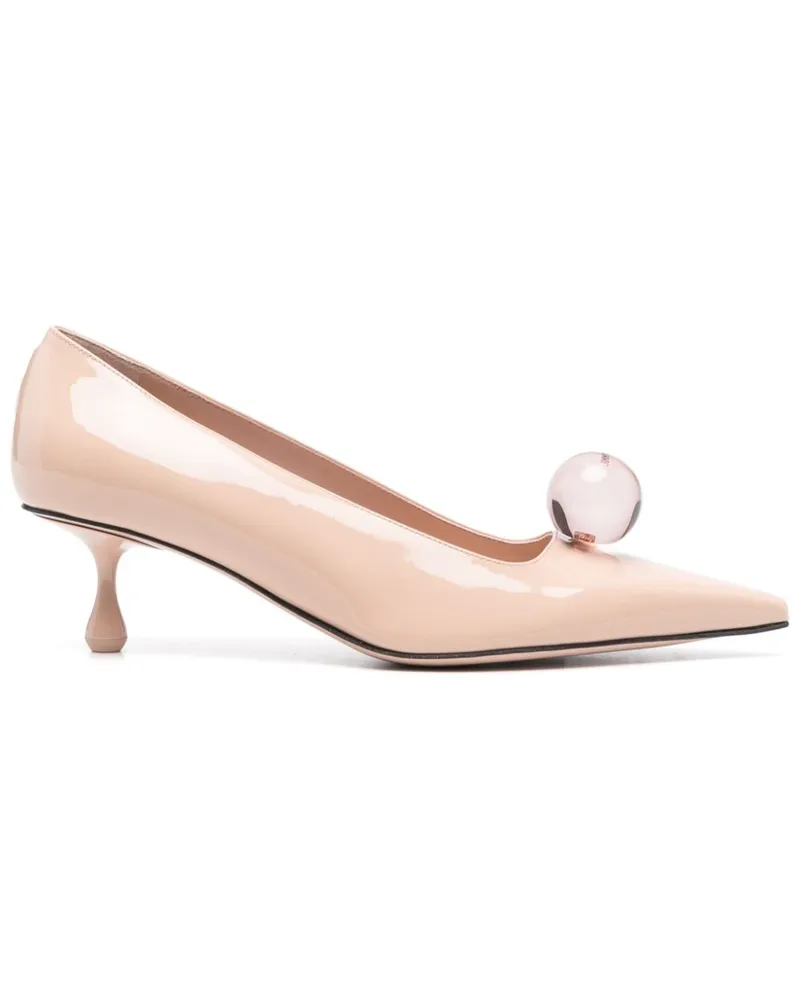 Jimmy Choo Orb Pumps 50mm - Nude Nude