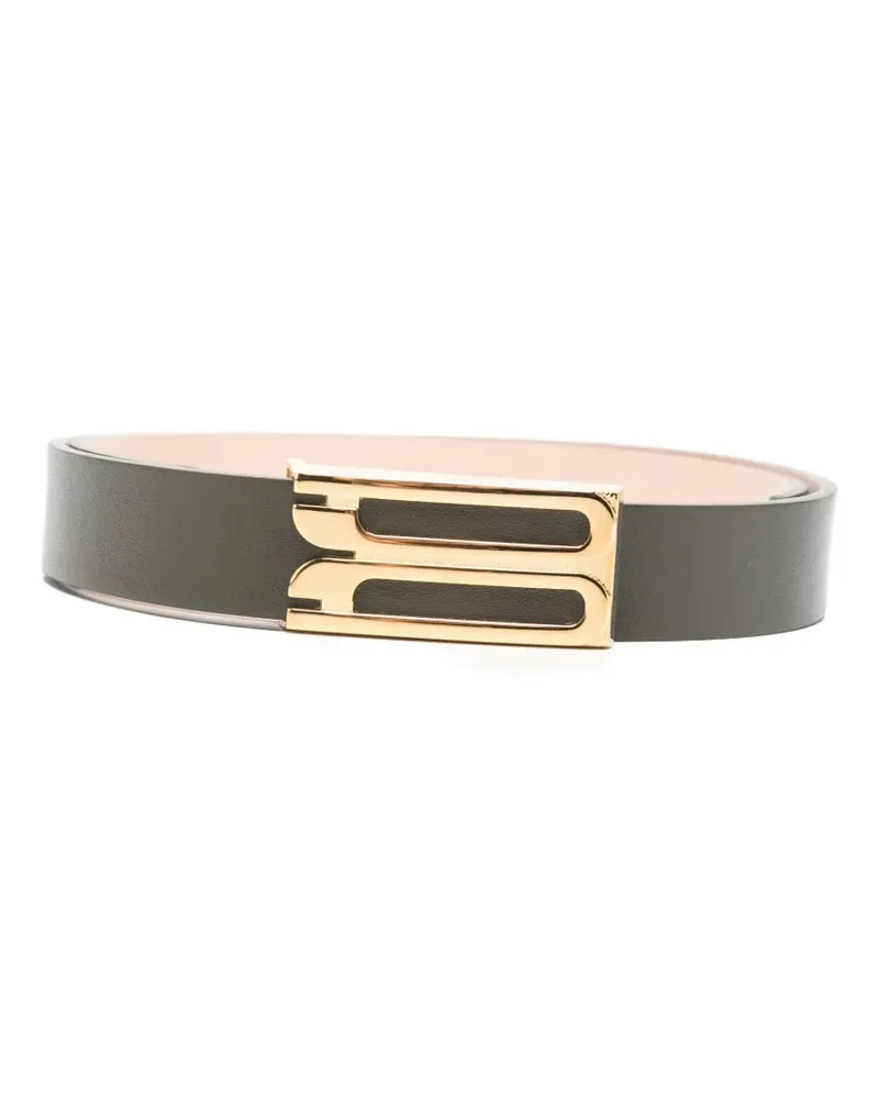Victoria Beckham logo-buckle belt - Grün Grün