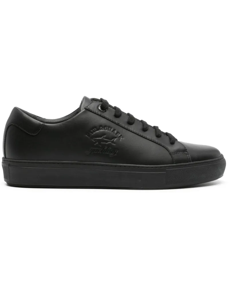 Paul & Shark Sneakers mit Logo-Prägung - Schwarz Schwarz