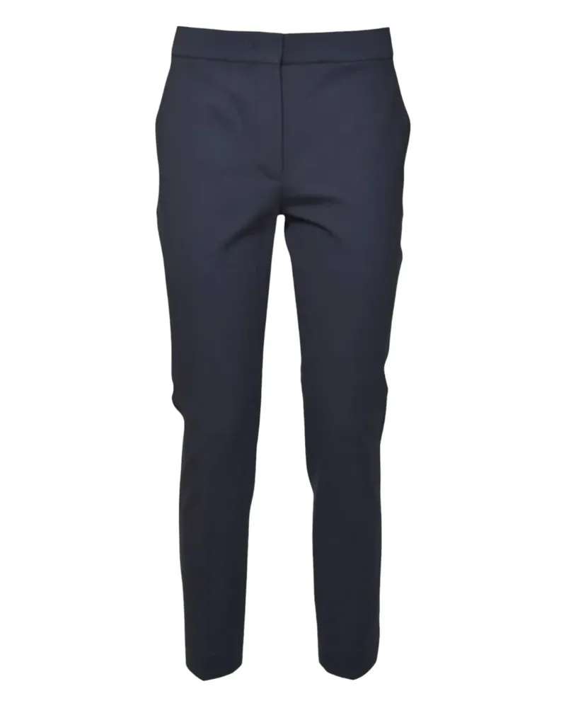 Max Mara Hose mit verdecktem Verschluss - Blau Blau