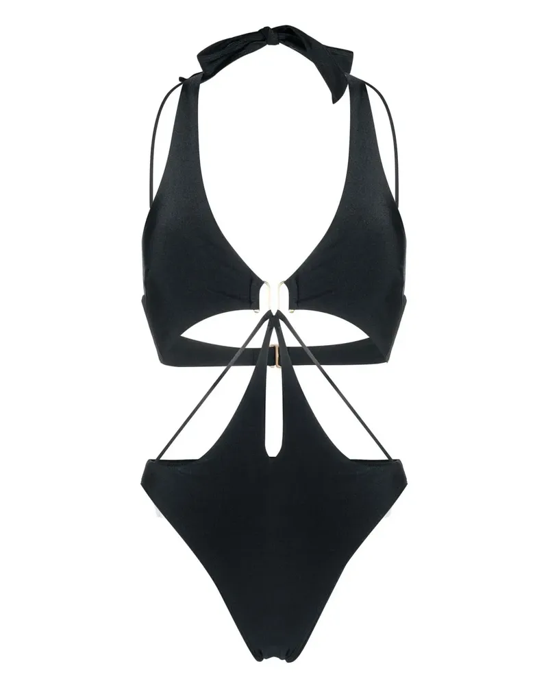 Cult Gaia Badeanzug mit Cut-Outs - Schwarz Schwarz