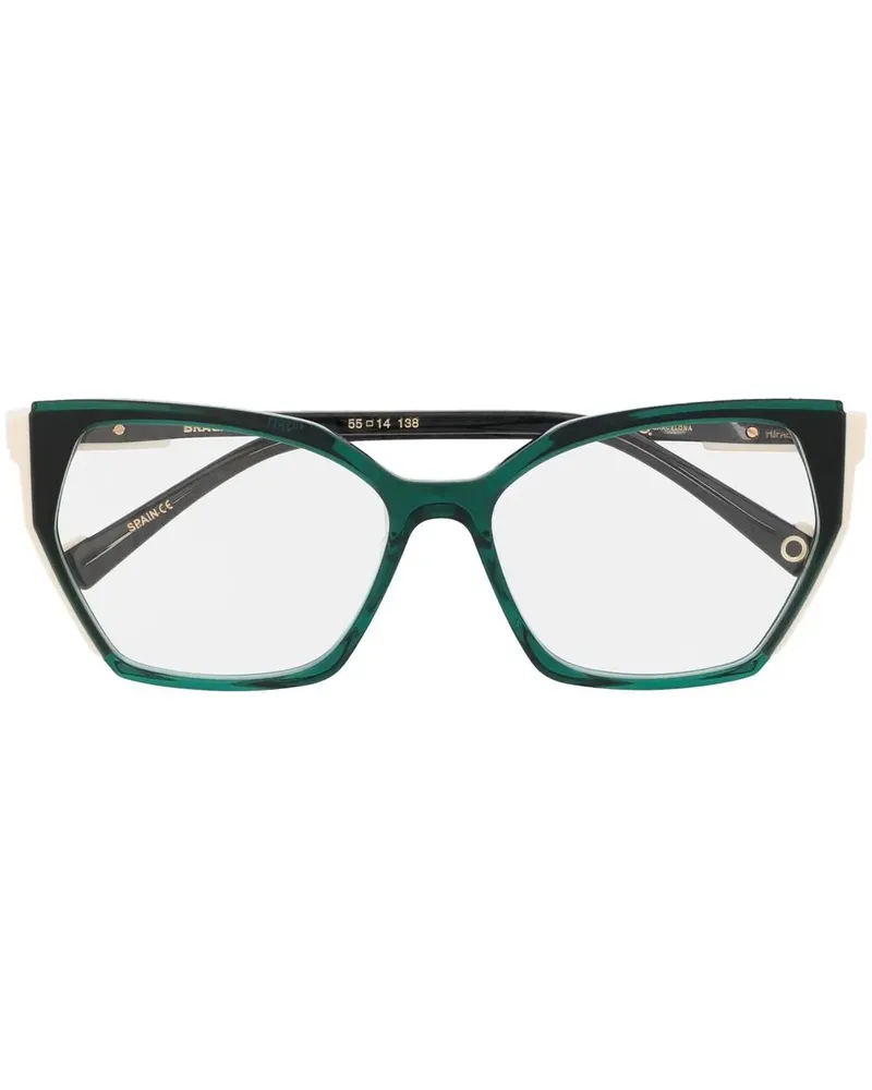 Etnia Barcelona Brille mit Cat-Eye-Gestell - Schwarz Schwarz