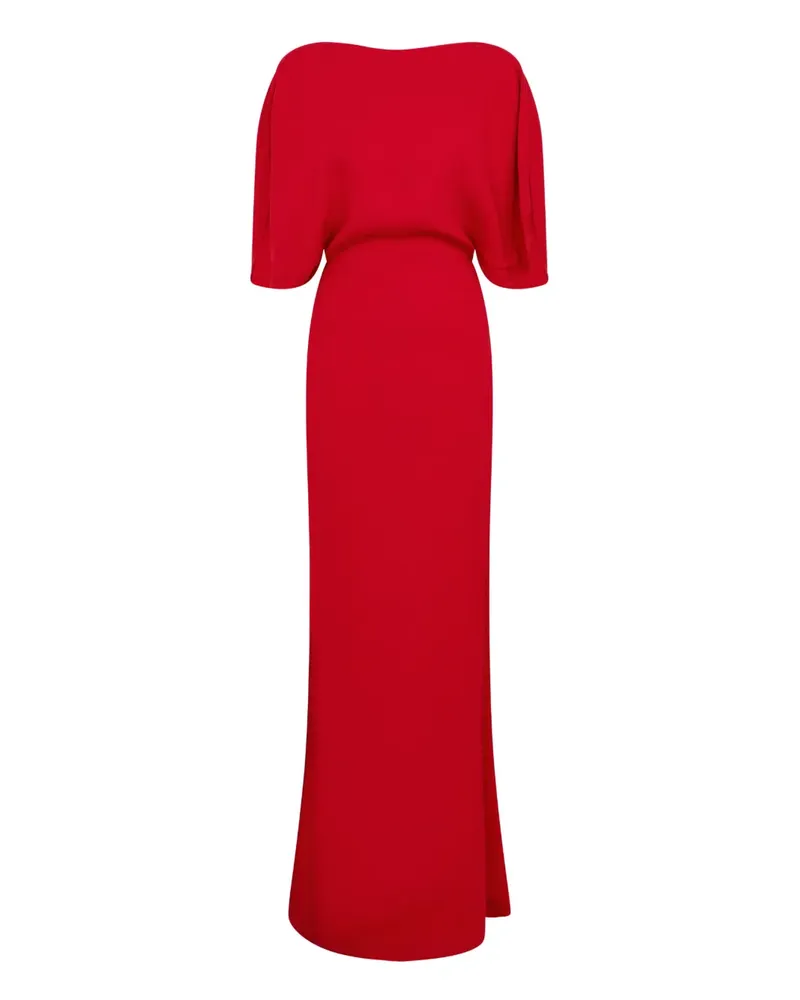 16ARLINGTON Dona Maxikleid mit Cape-Ärmeln - Rot Rot