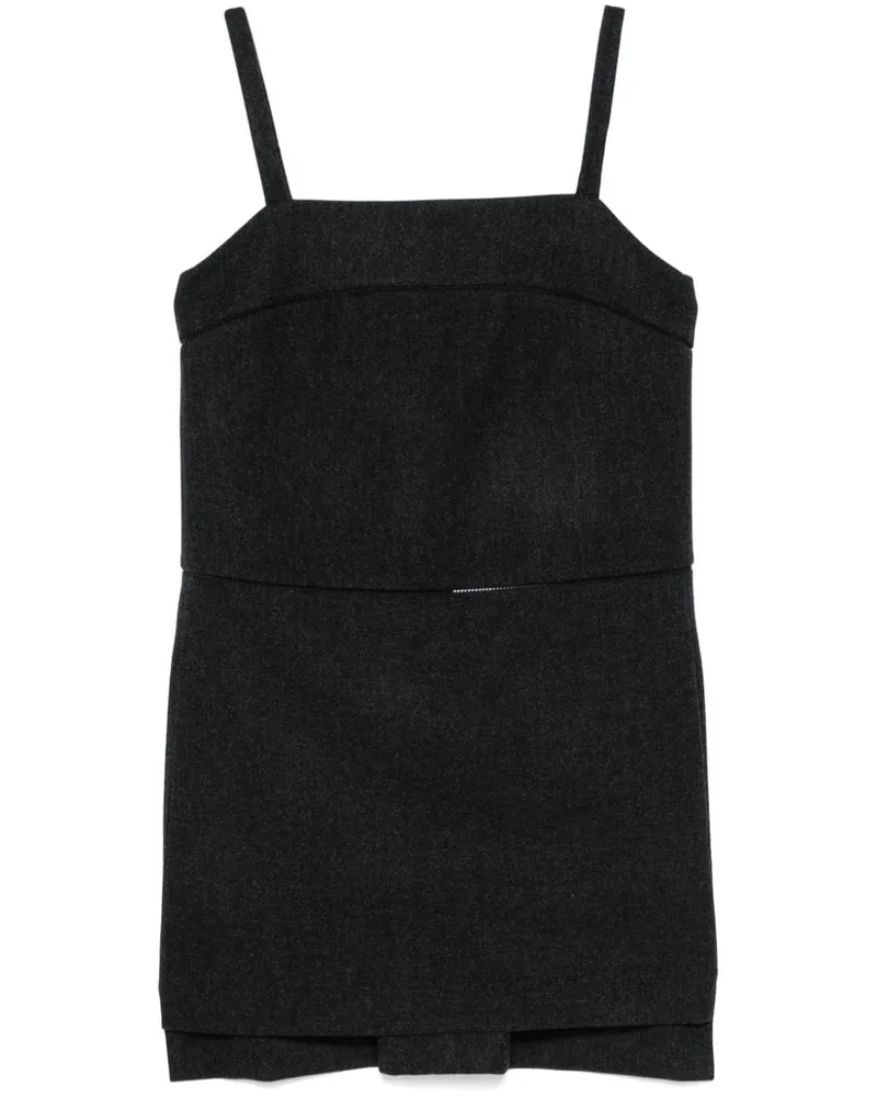Max Mara Leale Minikleid - Grau Grau