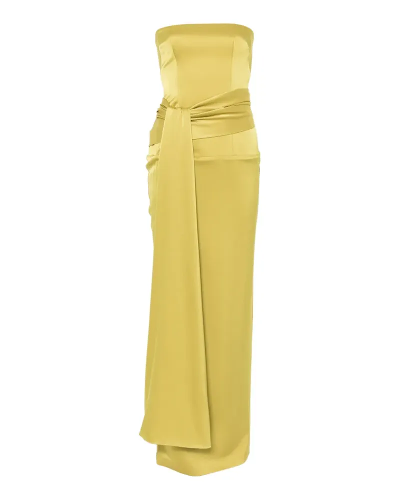 Alex Perry draped strapless maxi dress - Grün Grün