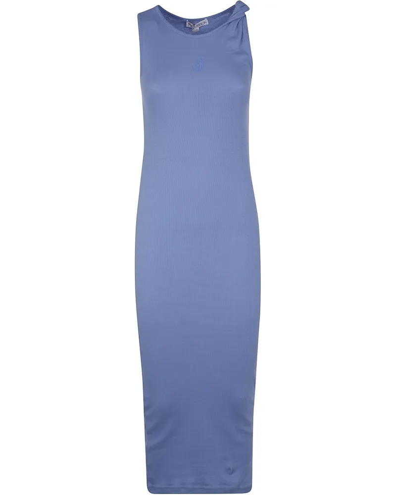 J.W.Anderson Besticktes Maxikleid mit verdrehten Trägern - Blau Blau