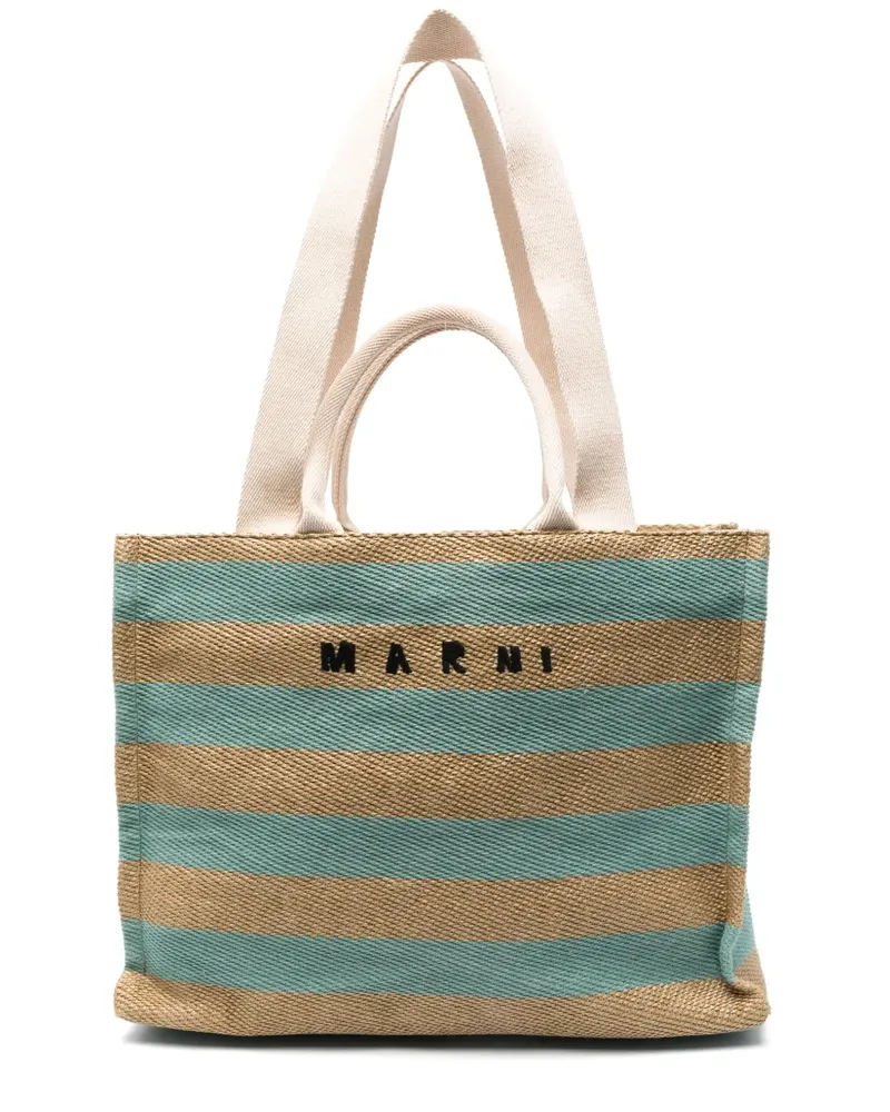 Marni Großer 'Basket' Shopper - Nude Nude