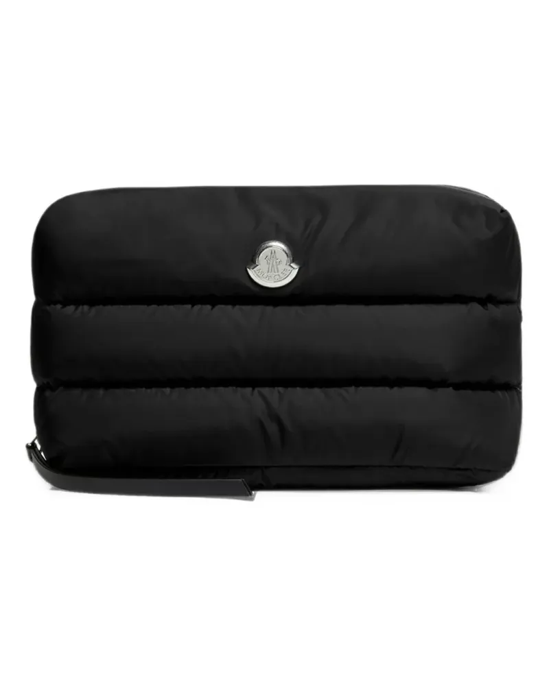 Moncler Gesteppte Caradoc Kosmetiktasche - Schwarz Schwarz