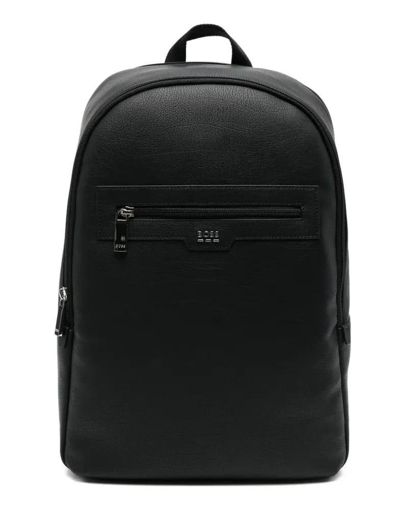 HUGO BOSS zip backpack - Schwarz Schwarz