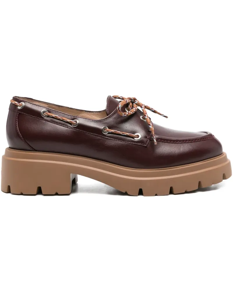 Stuart Weitzman Chunky Segelschuhe - Rot Rot