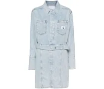 Jeanskleid mit Gürtel - Blau