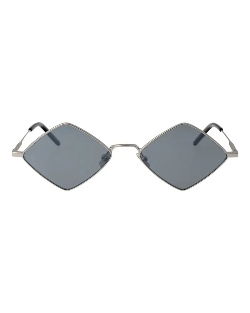 Saint Laurent Lisa Sonnenbrille mit Gestell in Rautenform - Silber Silber