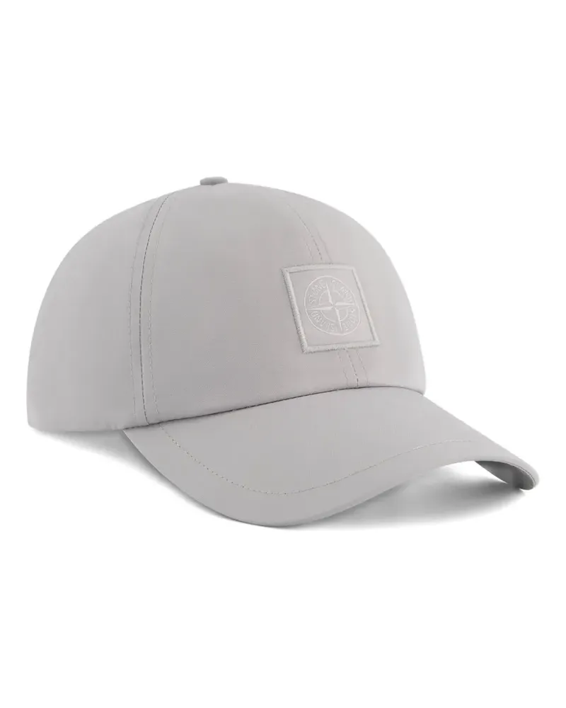 Stone Island logo-patch cap - Grau Grau
