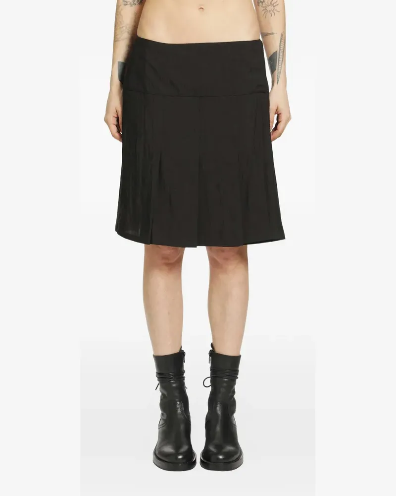 Our Legacy Rock mit Gürtel - Schwarz Schwarz