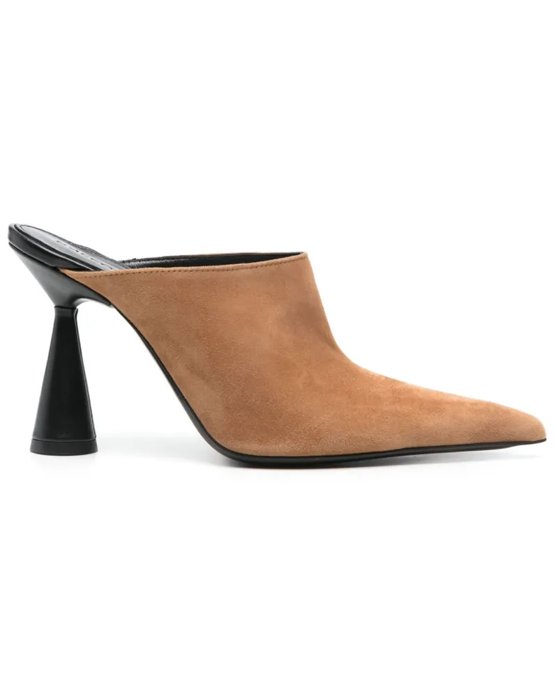 D’Accori Fever Mules 90mm - Braun Braun