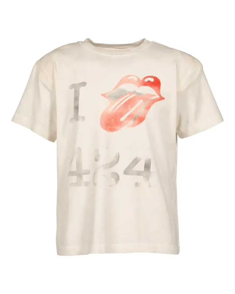 FourTwoFour on Fairfax I Love  T-Shirt - Nude Nude