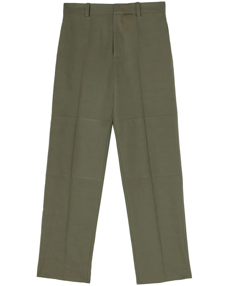 Jil Sander Hose mit geradem Bein - Grün Grün