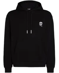 Karl Lagerfeld x Darcel Disappoints Hoodie aus Bio-Baumwolle Schwarz