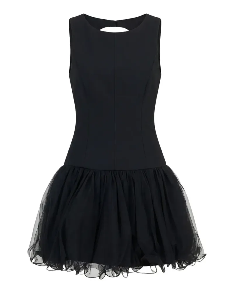Cinq à Sept Neriva Minikleid - Schwarz Schwarz