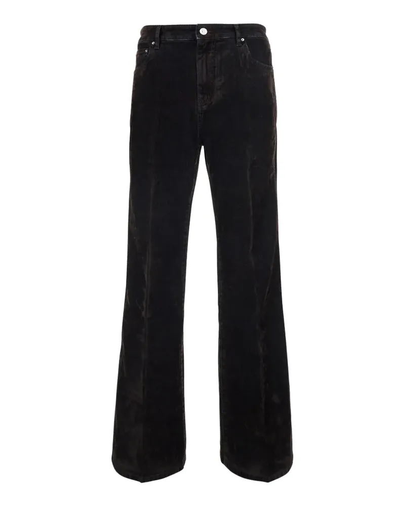 Amiri Flock Ma Fit Five-Pocket-Jeans - Schwarz Schwarz