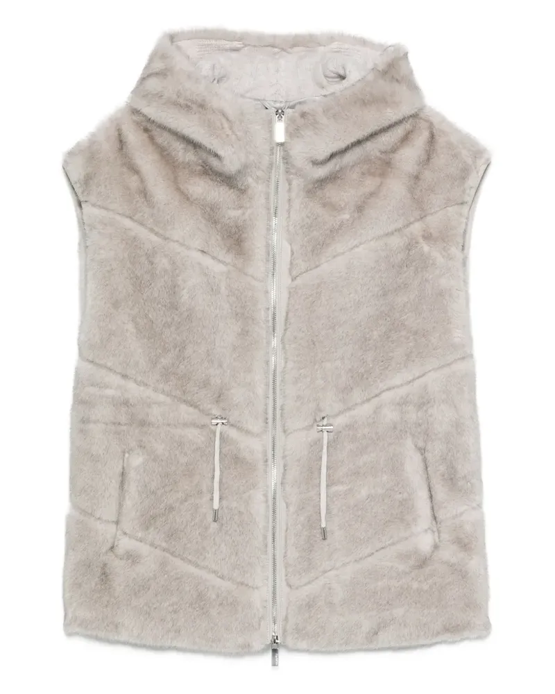MAX&MOI Valora Weste aus Faux Fur - Nude Nude