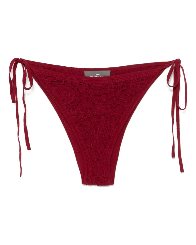 Eric Bompard Gestricktes Bikinihöschen - Rot Rot