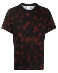 Courrèges T-Shirt mit Schildpatt-Print Schwarz