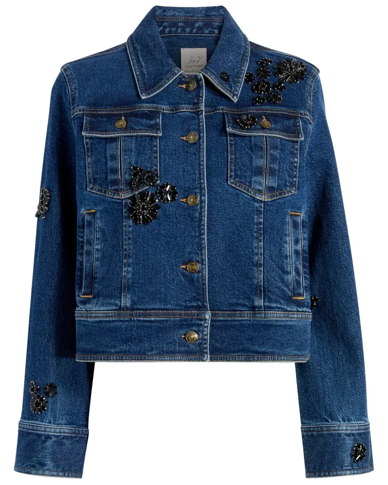Cinq à Sept Riviera Jeansjacke - Blau Blau